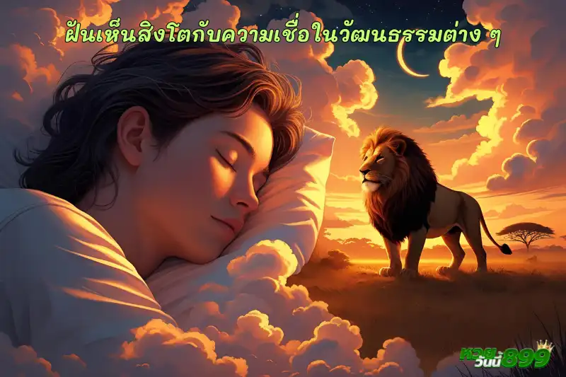 ฝันเห็นสิงโต
