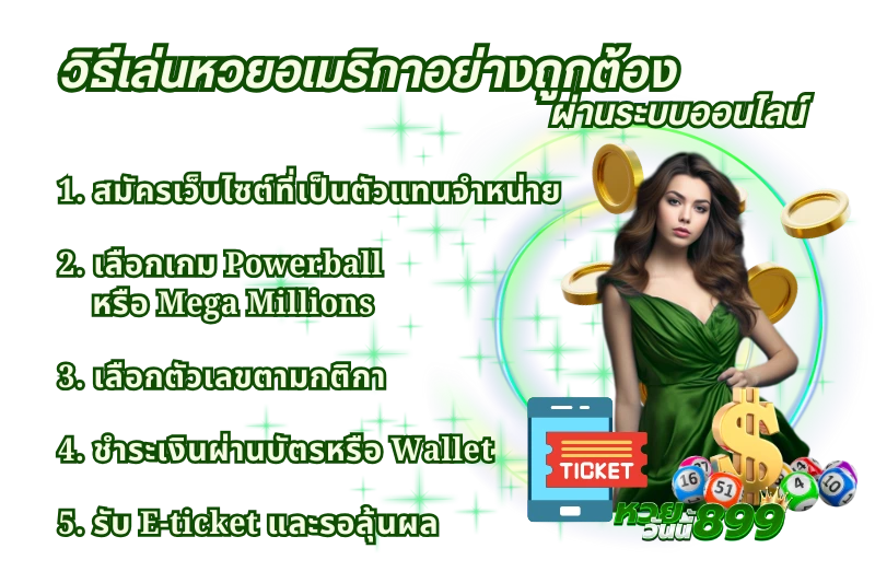 วิธีเล่นหวยอเมริกาอย่างถูกต้องผ่านระบบออนไลน์